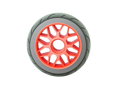 Treaded PU Wheels